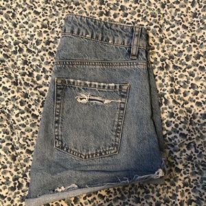 Vintage style mom shorts, denim/jean shorts